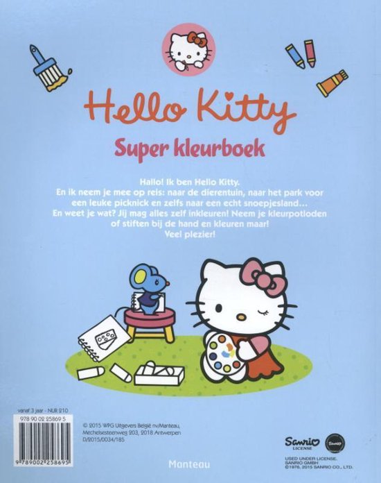 Hello Kitty - Super kleurboek | 9789002258695 | Boeken | bol.com