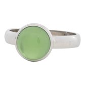 iXXXi JEWELRY - Vulring - 1 Green stone - Zilverkleurig - 4mm - Maat 21