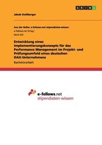 Entwicklung Eines Implementierungskonzepts Fur Das Performance Management Im Projekt- Und Prufungsumfeld Eines Deutschen Dax-Unternehmens