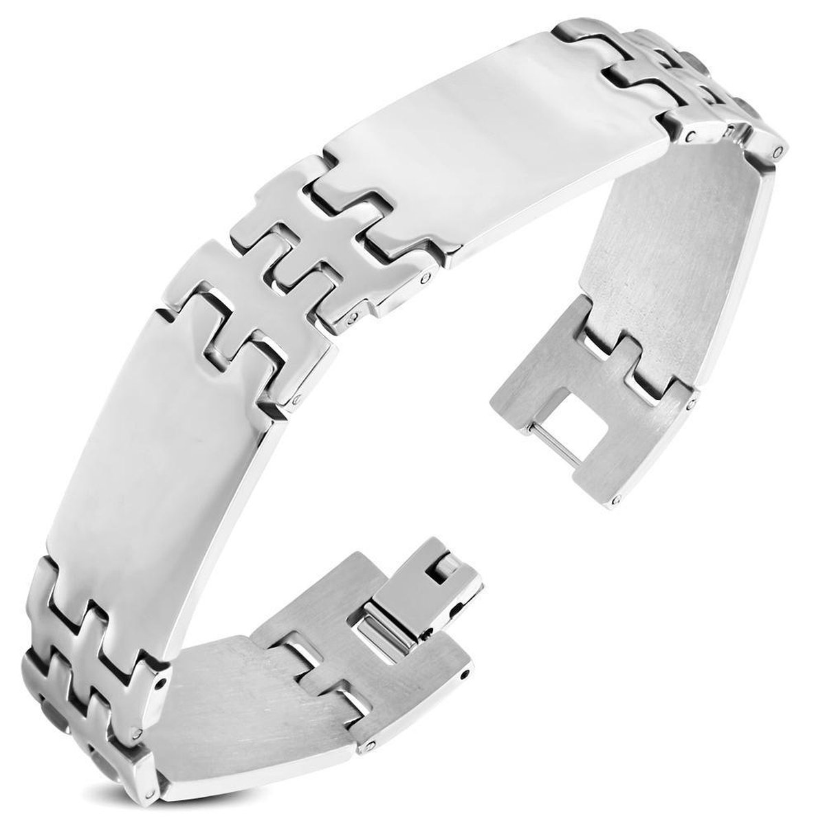 Amanto Armband Abuzer - 316L Staal - 14mm - 21.5cm