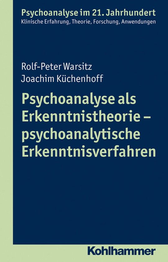 Psychoanalyse als Erkenntnistheorie - psychoanalytische Erke ... - cover