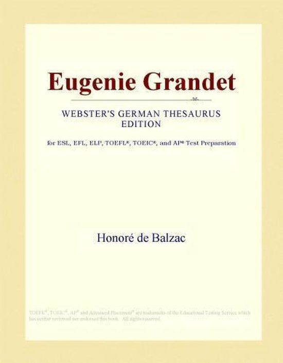 Eugenie Grandet (ster's German Thesaurus Edition) (ebook), Icon