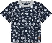 Ducky Beau Baby T-shirt College - Navy Blue - Maat 74