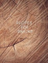 Recipes for snacks