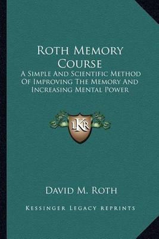 Roth Memory Course - cover