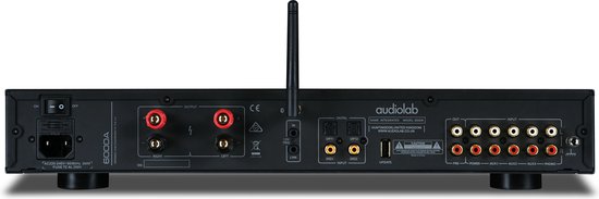 Audiolab 6000A - Geïntegreerde Versterker - DAC - Bluetooth-stream - Phono - Zwart - Audiolab