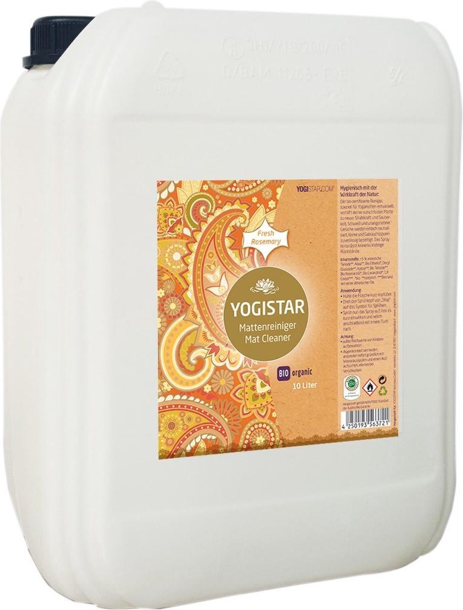 Bio yogamatten-reiniger - Fresh Orange 10 l Wasmiddel YOGISTAR