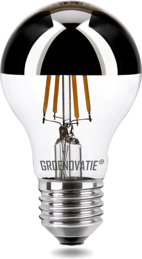 Beg informeel Bemiddelaar Groenovatie LED Filament Kopspiegellamp E27 Fitting - 4W - 106x60 mm -  Extra Warm Wit... | bol.com