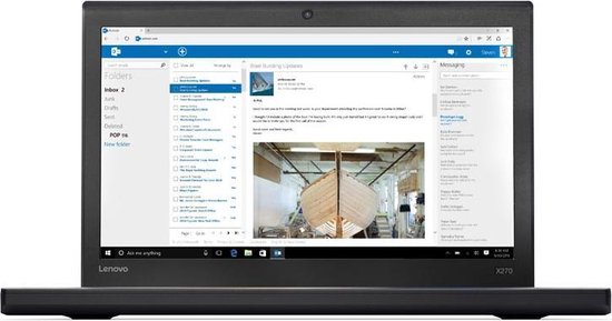 Lenovo ThinkPad X270 Zwart Notebook 31,8 cm (12.5'') 1920 x 1080 Pixels 2,50 GHz Zevende generatie Intel® Core™ i5 i5-7200U