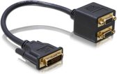 Delock - Adapter DVI29 Stecker zu 2x VGA Buchse