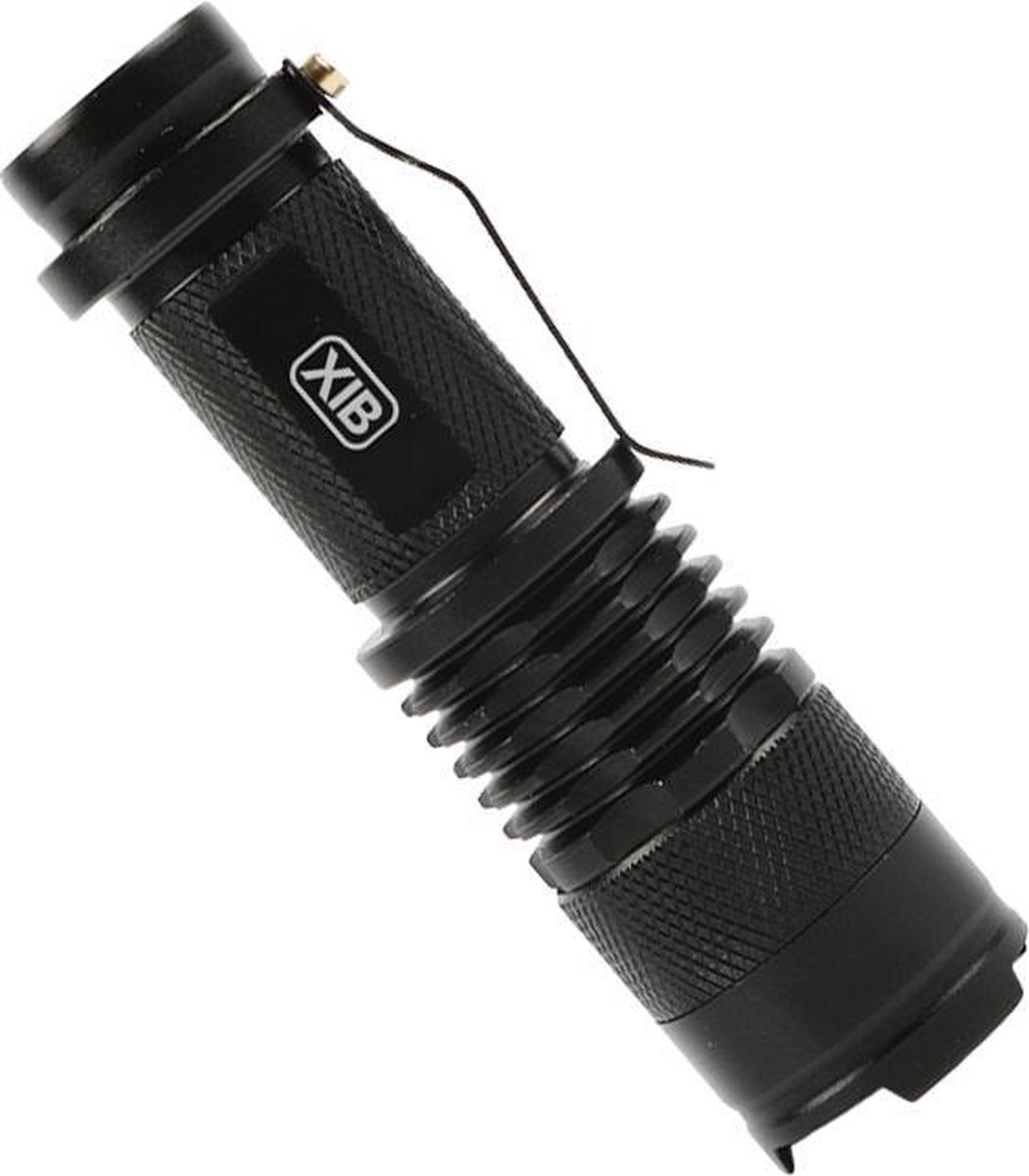 XIB Militaire mini zaklamp – 3 standen – Zoom – Waterproof - 900 lumen |  bol.com