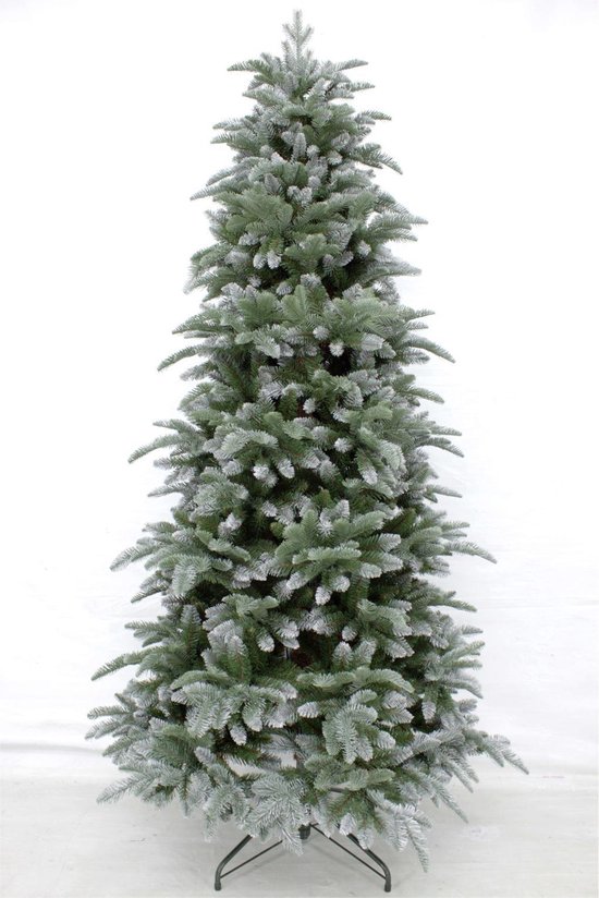 Triumph Tree smalle kunstkerstboom met sneeuw abies nordmann maat in cm:  260 x 130 | bol.com