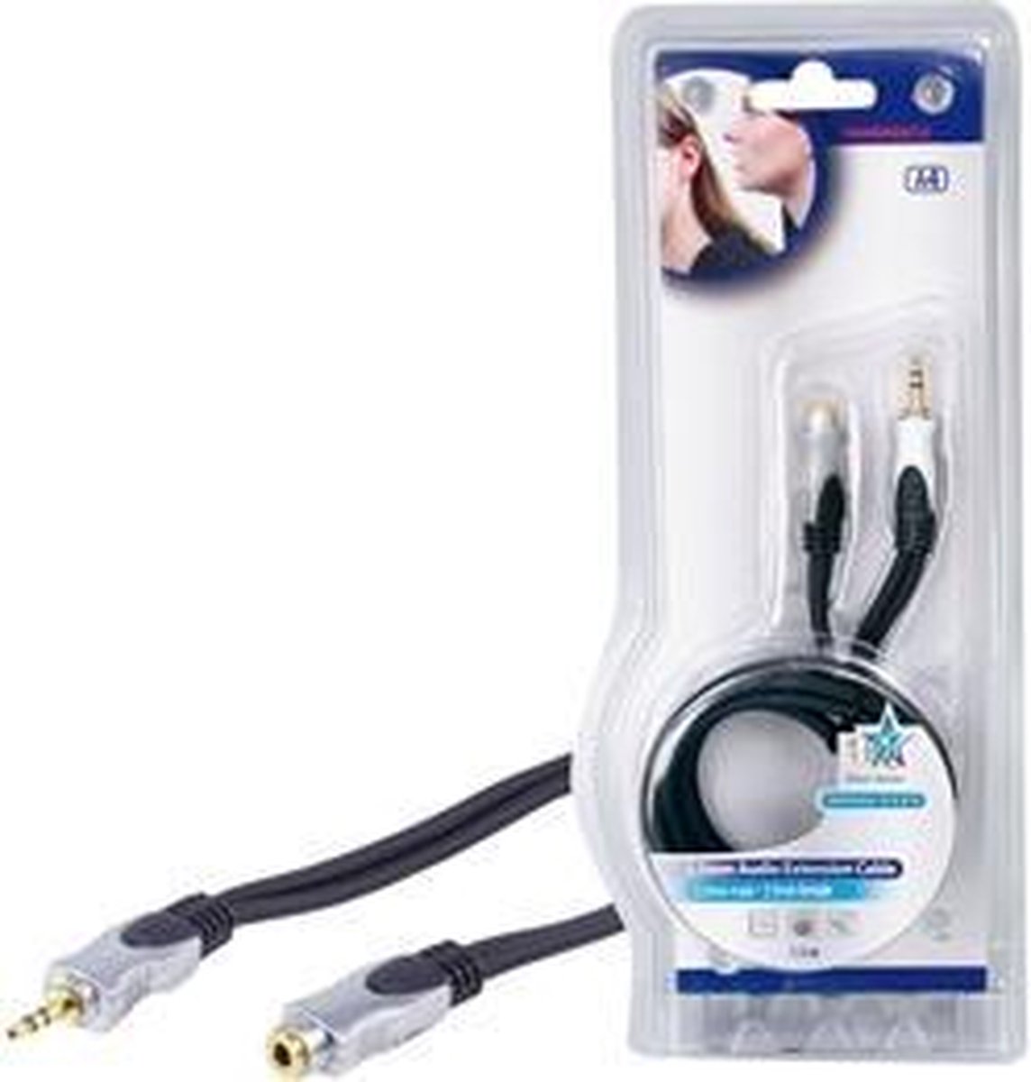 Hq Hqss2423/1.5 Hoge Kwaliteit Audio Verleng Kabel 1,50 M
