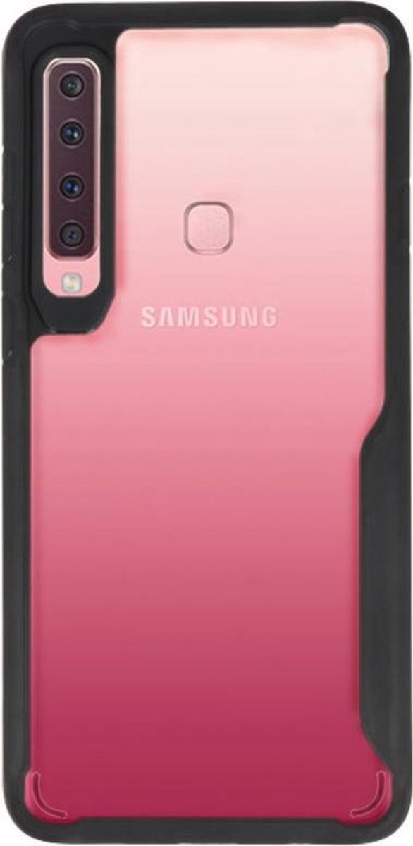 Zwart Focus Transparant Hard Cases Samsung Galaxy A9 2018
