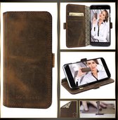 Bouletta - iPhone 6 hoes - Leer WalletCase (Antic Brown)