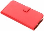 Luxe Softcase Booktype iPhone Xr hoesje - Rood