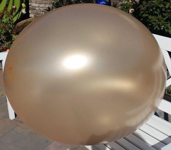 matras Brig afstuderen Mega grote gouden ballonnen 90 cm | bol.com