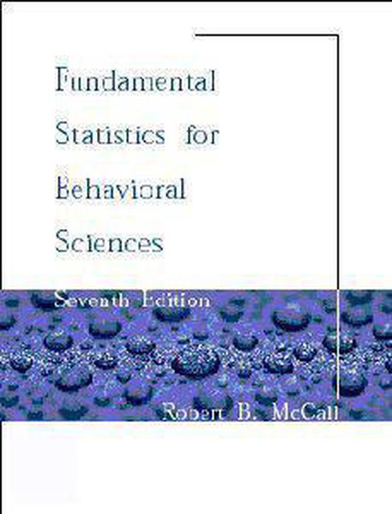 Fundamental Statistics For Behavioral Sciences - cover