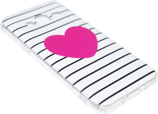 Hartjes silicone Samsung Galaxy J3 (2015) / J3 (2016)