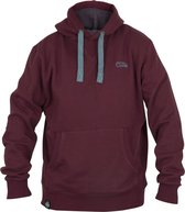 Fox Chunk Ribbed Hoodie | Burgundy | Maat M
