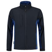 Tricorp Soft Shell Jack Bi-Color - Workwear - 402002 - Navy-Royalblauw - maat XXS