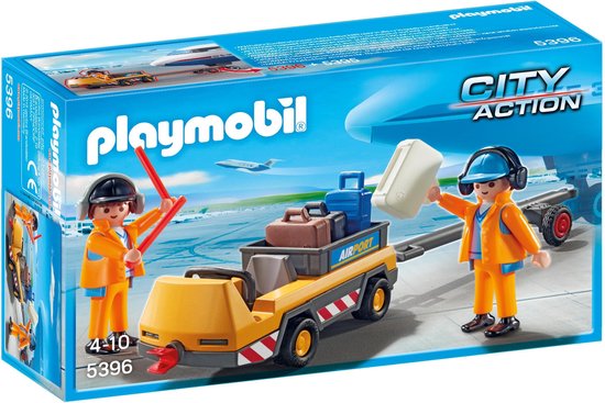 Playmobil Luchtverkeersleiders met bagagetransport - 5396