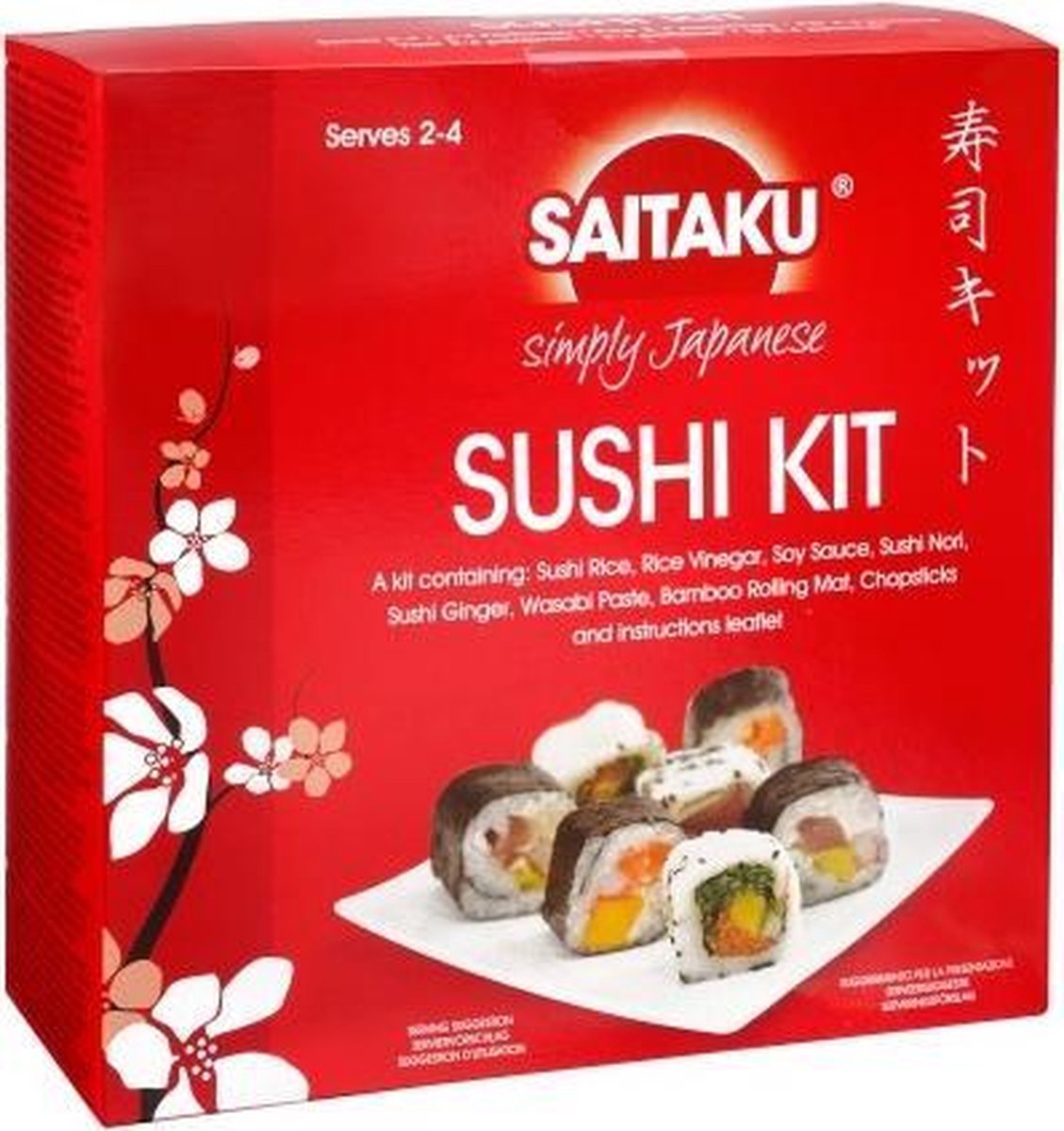 halsband chatten Burger SAITAKU sushi kit 'Make Sushi at home' | bol.com