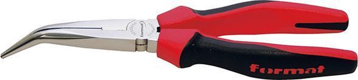 Radiotang 2-componenten-grepen, gebogen bekken, type B Staal DIN 5236 200mm
