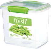 Sistema Fresh voorraaddoos - rechthoekig groen - 1.9L