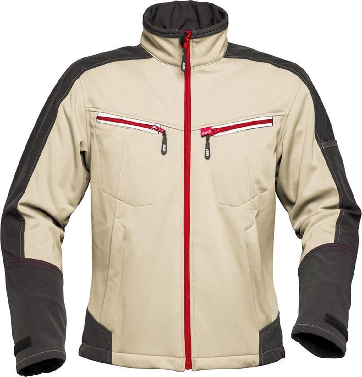 HAVEP Softshell - Attitude - 40145 - Kaki/Antraciet - maat M