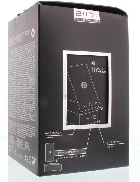 Axe Black + Speaker 2delig Cadeaupakket