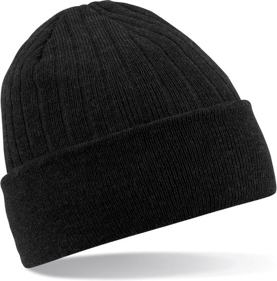 Beechfield Thinsulate™ Beanie Zwart