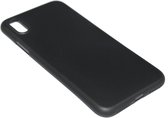 Zwart kunststof hoesje Geschikt Voor iPhone XS / X