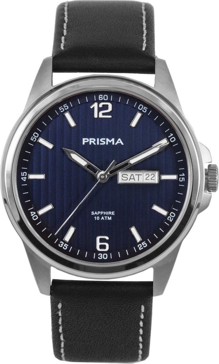 Prisma Pattern Leather Heren horloge P1661