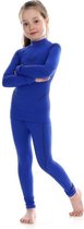 Brubeck | Meisjes Junior Seamless Thermo Set - Kobaltblauw - 128/134