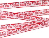 NINGBO PARTY SUPPLIES - Halloween zombie waarschuwing band - Decoratie > Muur-, deur- en raamdecoratie