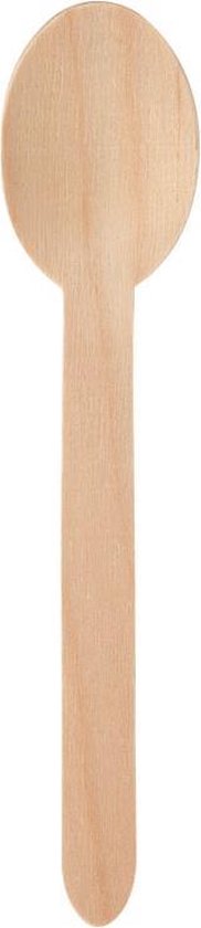 Truewood houten wegwerp bestek - Lepels - 100 Stuks