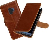 BestCases - Samsung Galaxy S9 Pull-Up booktype hoesje bruin