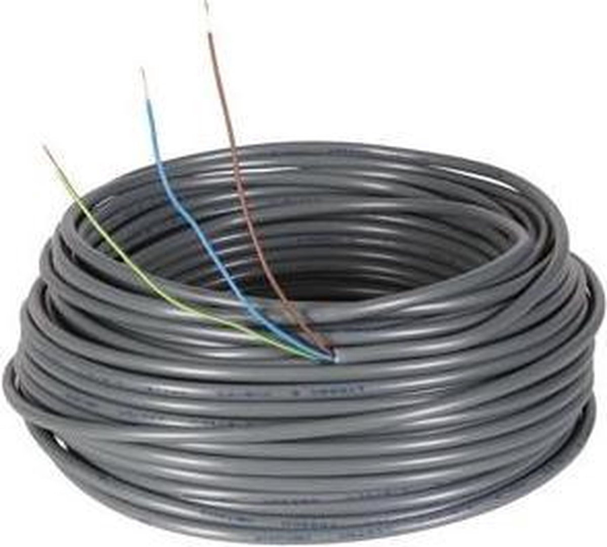 Elektrische kabel 'XVB-F2 3G2,5' grijs 50 m | bol.com