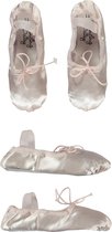 Balletschoen Satijn Roze - (11cm) Schoenmaat 19