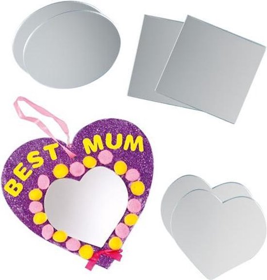 Spiegels van acryl - basis knutselmateriaal voor kinderen en volwassen om te...  | bol.com