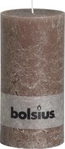 Bolsius Rustieke Stompkaars | 200/100 | Taupe