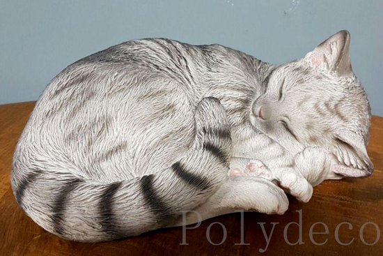 bol.com | Polydeco - Slapende kat- beeld-poes