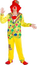 dressforfun - Herenkostuum clown Pipetto S - verkleedkleding kostuum halloween verkleden feestkleding carnavalskleding carnaval feestkledij partykleding - 300833
