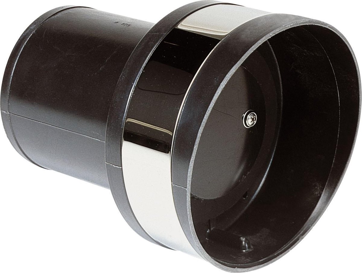 VETUS kunststof RVS Uitlaat-Spiegeldoorvoer Ø 102 mm met Terugslagklep