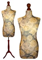 Summer flower paspop met donker bruine sparkling driepoot 44/46