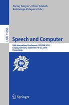 Lecture Notes in Computer Science 11096 - Speech and Computer