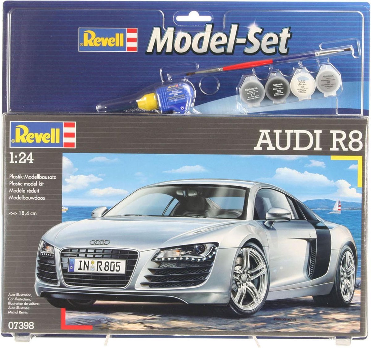 Revell Auto Set Audi R8 - Bouwpakket - 1:24 | bol.com