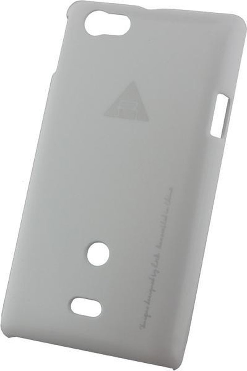 Rock Cover Naked White Sony Xperia miro