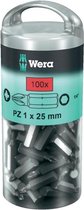 Wera 1/4" pozidrive bit - pz1x25mm (100st)